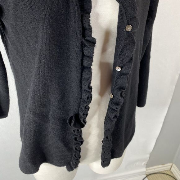 Neiman Marcus Women's Sz Med Black Cashmere Sweater - Picture 5 of 7